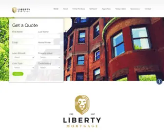 Libertyrva.com(Liberty Mortgage Corporation) Screenshot