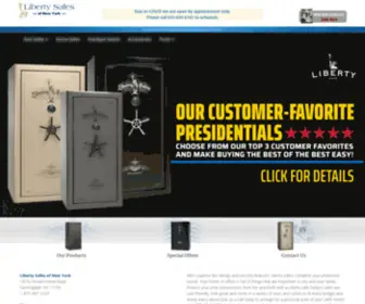 Libertysafesofny.com(Liberty Safes of New York) Screenshot