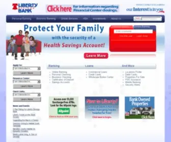 Libertysavingsbank.com(Liberty Savings Bank) Screenshot
