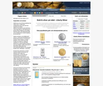 Libertysilver.se(Köpa Guld och Silver) Screenshot