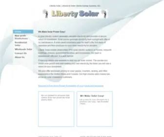 Libertysolar.com(Liberty Solar) Screenshot