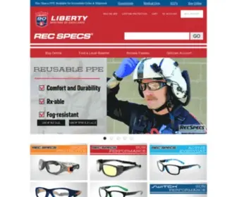Libertysport.com(Prescription Sports Glasses) Screenshot