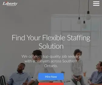 Libertystaffing.ca(Temporary & Permanent Staffing Solutions) Screenshot