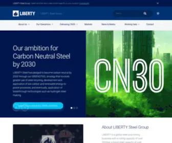 Libertysteelgroup.com(LIBERTY Steel Group) Screenshot