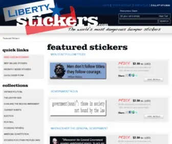 Libertystickers.com(Liberty Stickers) Screenshot