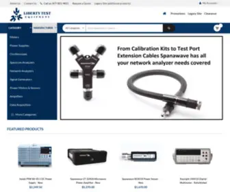 Libertytest.com(Liberty Test Equipment) Screenshot