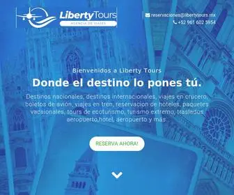 Libertytours.mx(Liberty Tours) Screenshot