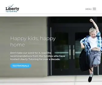 Libertytutoring.ca(Regardless of what grade your child) Screenshot