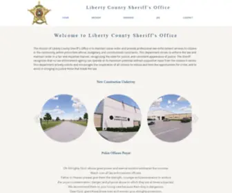 LibertytXsheriff.com(The mission of Liberty County Sheriff's Office) Screenshot