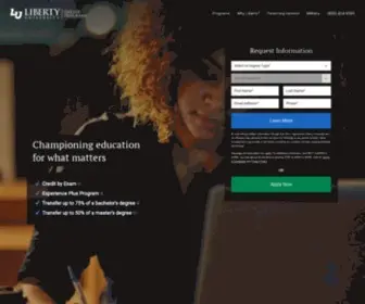 Libertyuniversityonline.com(Liberty University) Screenshot