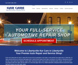 Libertyvillekarcare.com(Auto Repair Libertyville) Screenshot