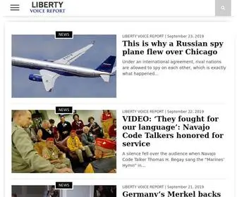 Libertyvoicereport.com(The Opinion Voice) Screenshot