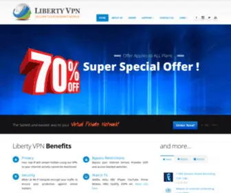LibertyVPN.net Screenshot