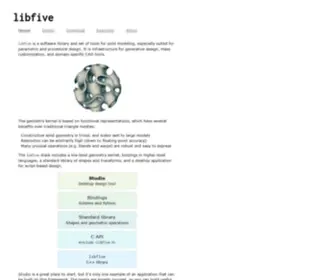 Libfive.com(Libfive) Screenshot