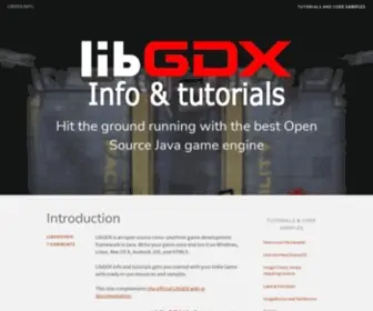 Libgdx.info(Libgdx info) Screenshot