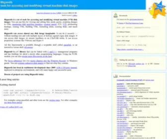 Libguestfs.org(Library for accessing and modifying VM disk images) Screenshot