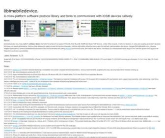 Libimobiledevice.org(Linux) Screenshot