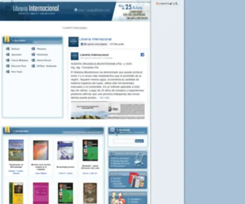 Libinter.com(Libreria Internacional) Screenshot