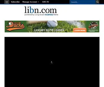 Libn.com(The premier source of Long Island news and data on business) Screenshot