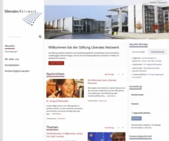 Libnet.de(Stiftung Liberales Netzwerk) Screenshot