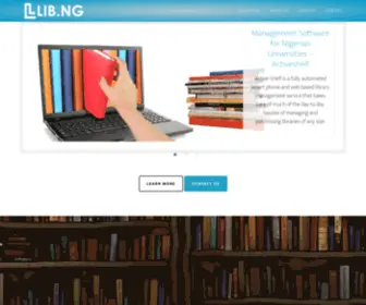 Lib.ng(#1 Digital Library Software Solution Provider in Nigeria) Screenshot