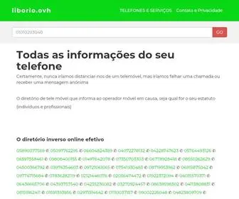 Liborio.ovh(Pesquisa por números de telefone) Screenshot