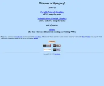 LibPNG.org(Top level) Screenshot