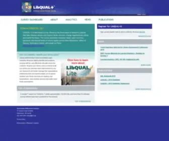 LibQual.org(LibQual) Screenshot
