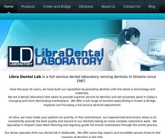 Libradentallab.ca(Libradentallab) Screenshot