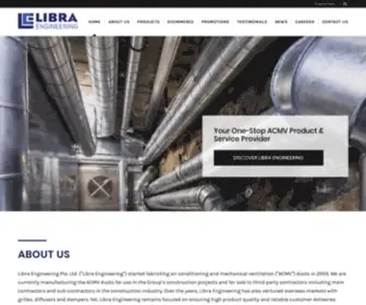 Libraengineering.com.sg(Libra Engineering Pte Ltd) Screenshot