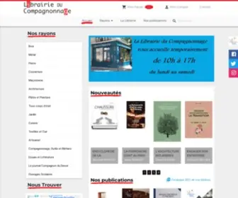 Librairie-Compagnons.com(Librairie Du Compagnonnage) Screenshot