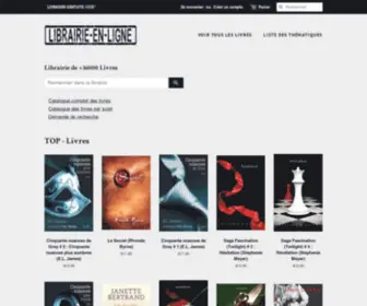 Librairie-EN-Ligne.com(Acheter des livres pas cher en ligne) Screenshot