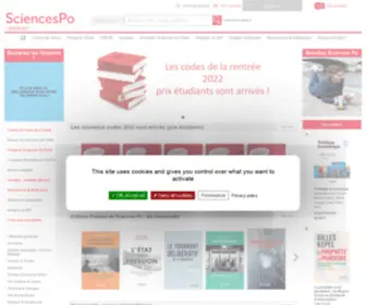 Librairie-Sciencespo.fr(Droit) Screenshot