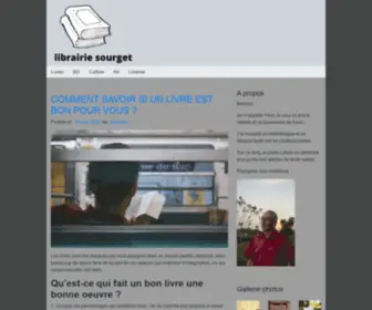 Librairie-Sourget.com(Librairie sourget) Screenshot