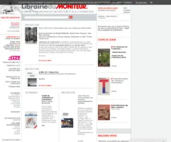 Librairiedumoniteur.com(Librairie du Moniteur) Screenshot