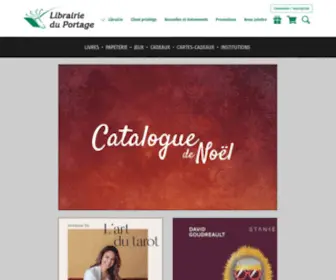 Librairieduportage.com(Librairie indépendante de Rivière) Screenshot