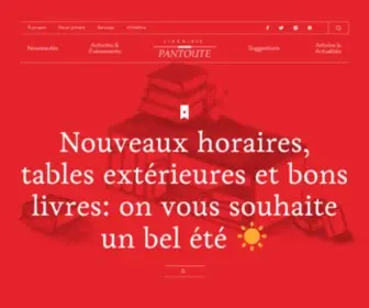 Librairiepantoute.com(Librairie Pantoute) Screenshot