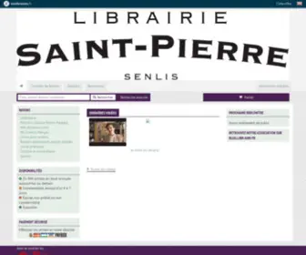 Librairiesaintpierre.fr(Librairie Saint) Screenshot