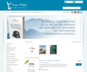 Librairietequi.com(Editeur Religieux) Screenshot