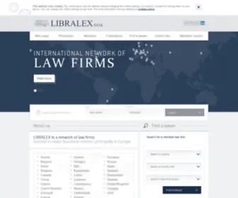 Libralex.com(International Network of Law Firms) Screenshot