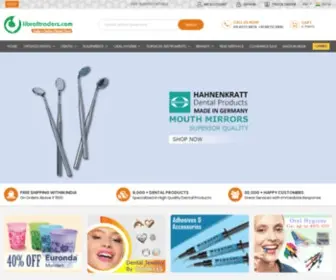 Libraltraders.com(Online Dental Shoping India) Screenshot