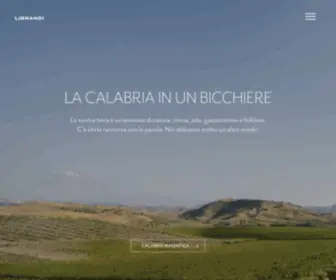 Librandi.it(Azienda vinicola Librandi) Screenshot