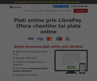 Librapay.ro(Plati online prin LibraPay) Screenshot