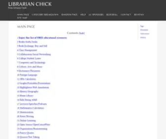 Librarianchick.com(Librarian Chick) Screenshot