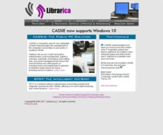 Librarica.com(Time, Print and Waiting List Management Software for Libraries) Screenshot