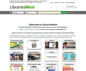 Librarieswest.org.uk(Librarieswest) Screenshot