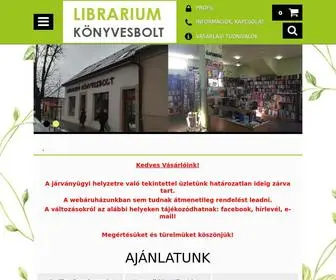 Librarium.hu(Online Könyváruház) Screenshot