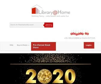 Libraryathome.com(Online book rental library in Gurgaon) Screenshot