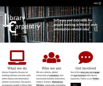 Librarycarpentry.org(Library Carpentry) Screenshot