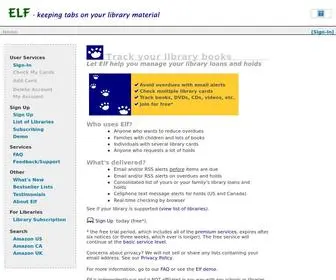 Libraryelf.com(Your Personal Email Library Reminder Service) Screenshot